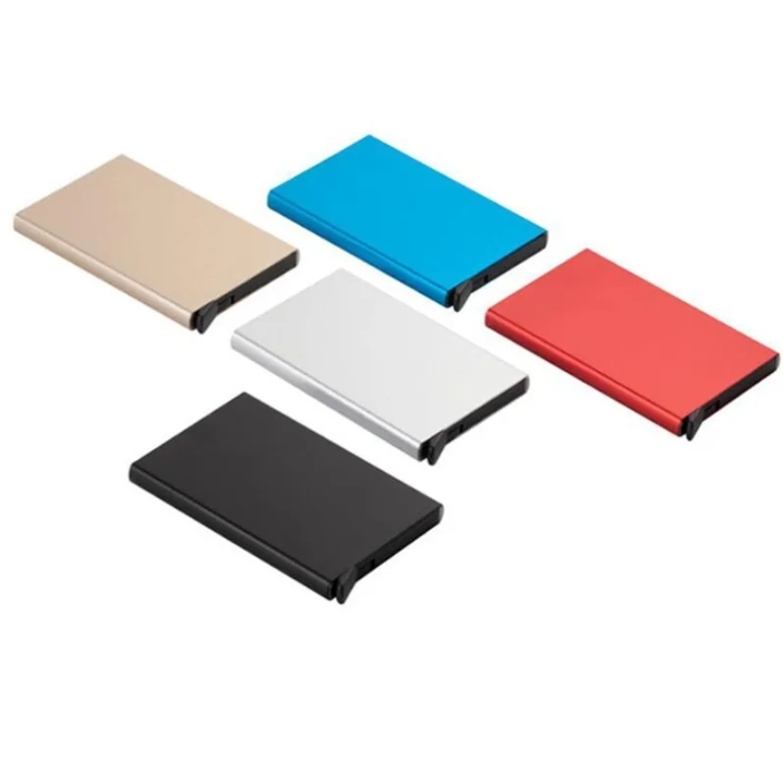 Automatic Metal Pop Up Card Holder Wallet for Men and Woman Slim wallet  Small Card holder