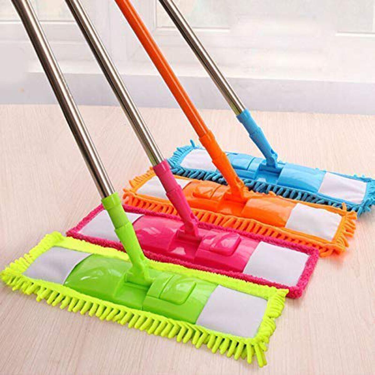 Mop Floor Cleaner, Home Cleaning Supply, Flat Mop, Microfiber, Wet