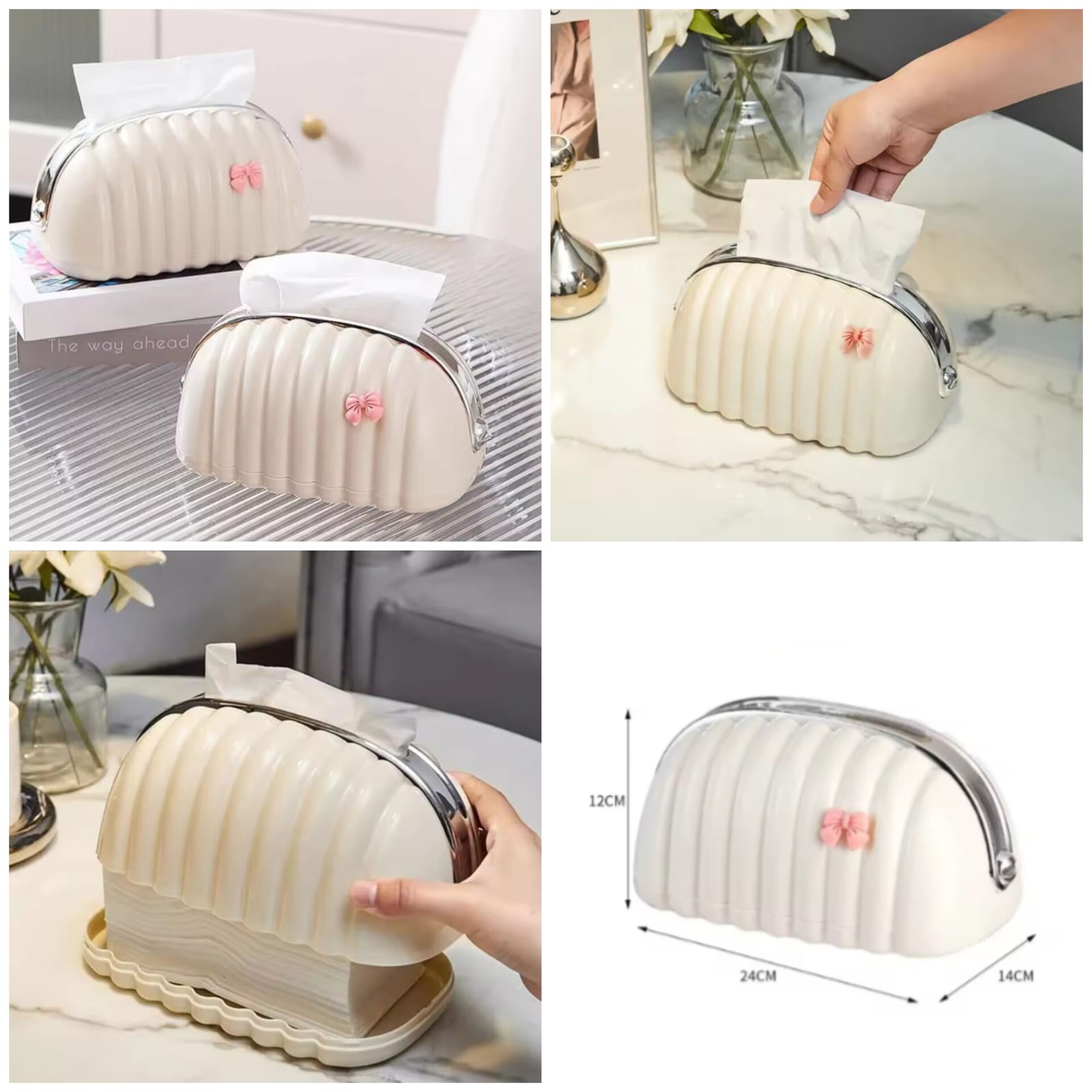 Shell Tissue Box Organizer – Beautiful Tissue Holder For Home Restaurants &Amp; Hotels 11 Shell Tissue Box Organizer – Beautiful Tissue Holder For Home Restaurants &Amp; Hotels