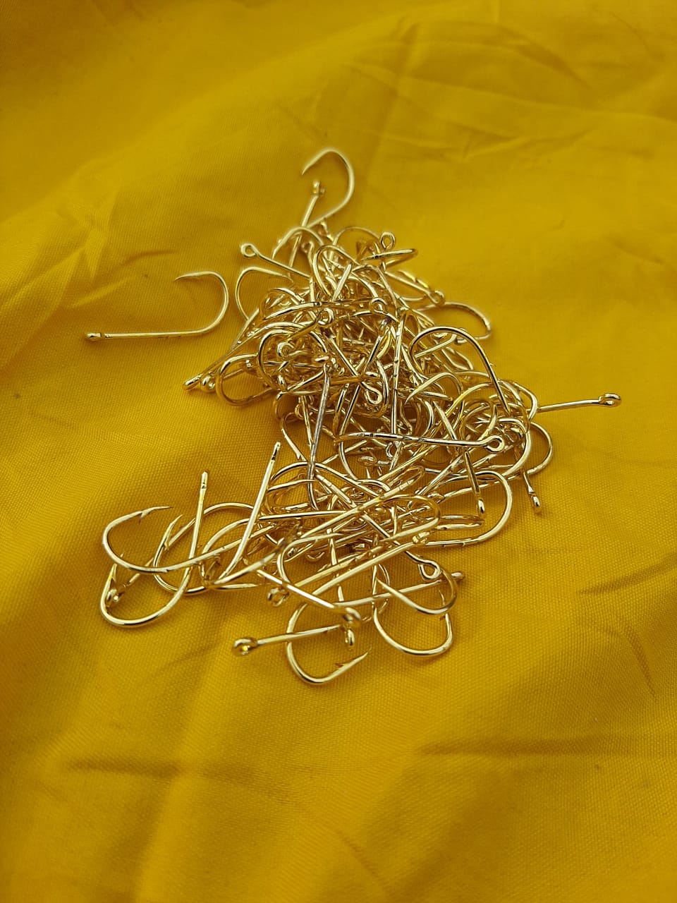 50 Golden Fishing Hooks Best Quality /Precious Hooks 1,2,3 NO HOOKS