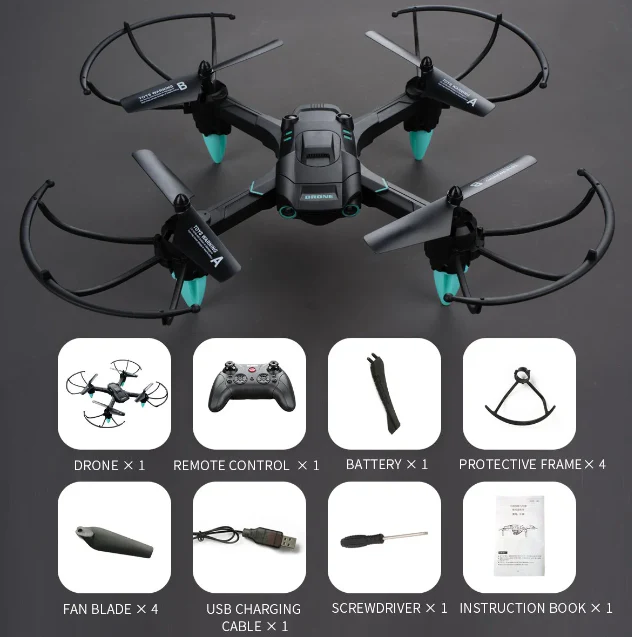 Remote Control Drone - Drone with Rechargable battery Drone Without Camera