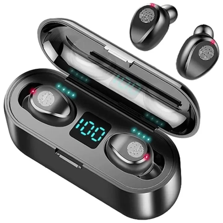 M19 And M29 ,F9 TWS Air pod_ with Super Sound & High Quality Touch Sensors True Stereo Headphones with Built in Mic 10m Transmission Bluetooth Wireless Earbuds , Case Sport Headset for all Bluetooth Smart devices.