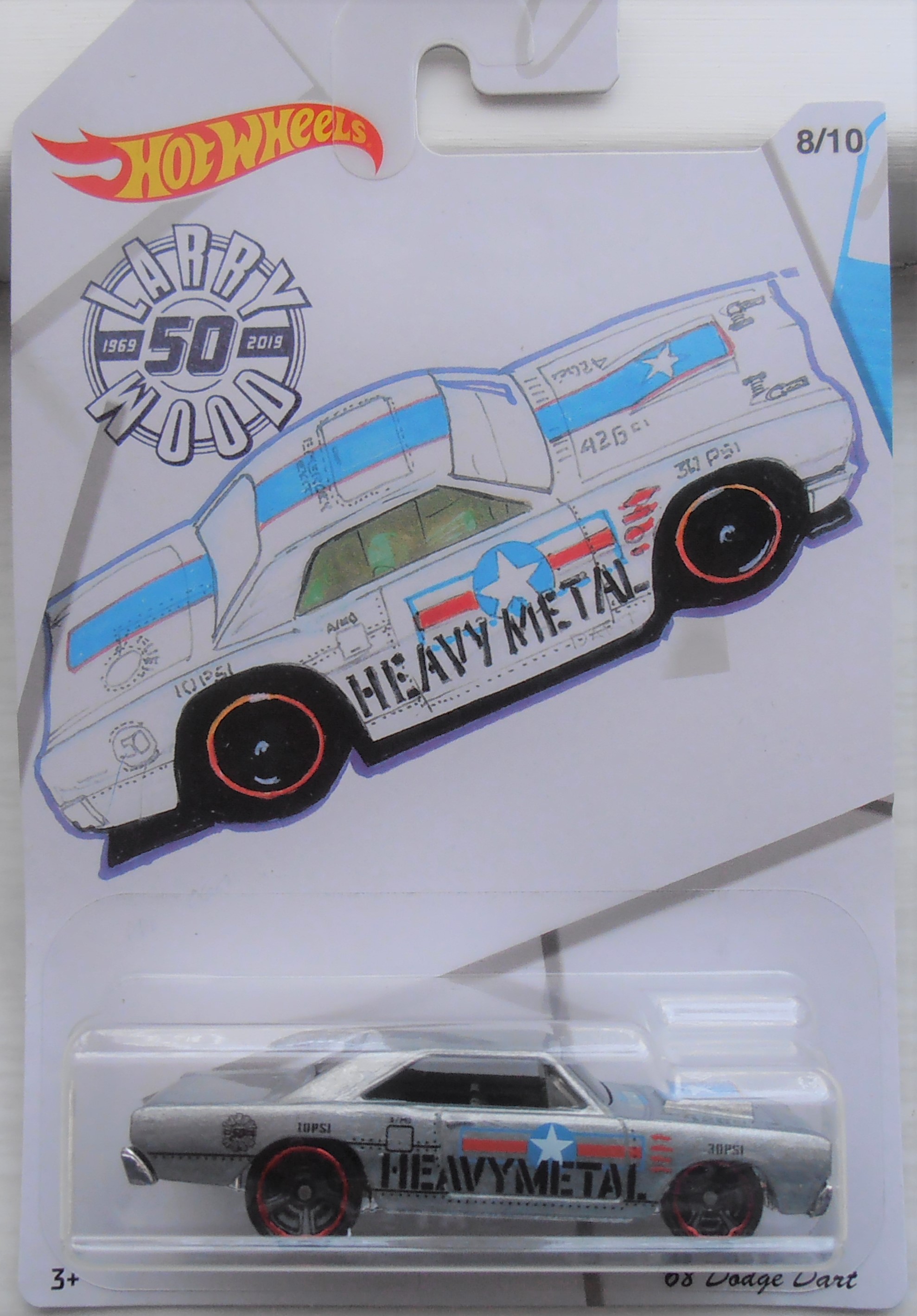 hot wheels 50th anniversary 68 dodge dart