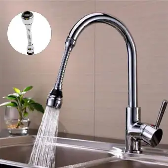 Faucet Connector Extension Hose Water Tap Adaptor Swivel Nozzle