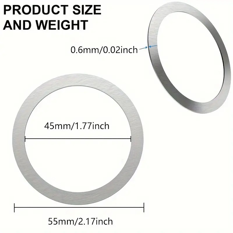 1 Universal Car Magnetic Phone Holder with Metal Magnet Plate, Ring, Wireless Charger Support, Iron Sheet Sticker for All Smartphones