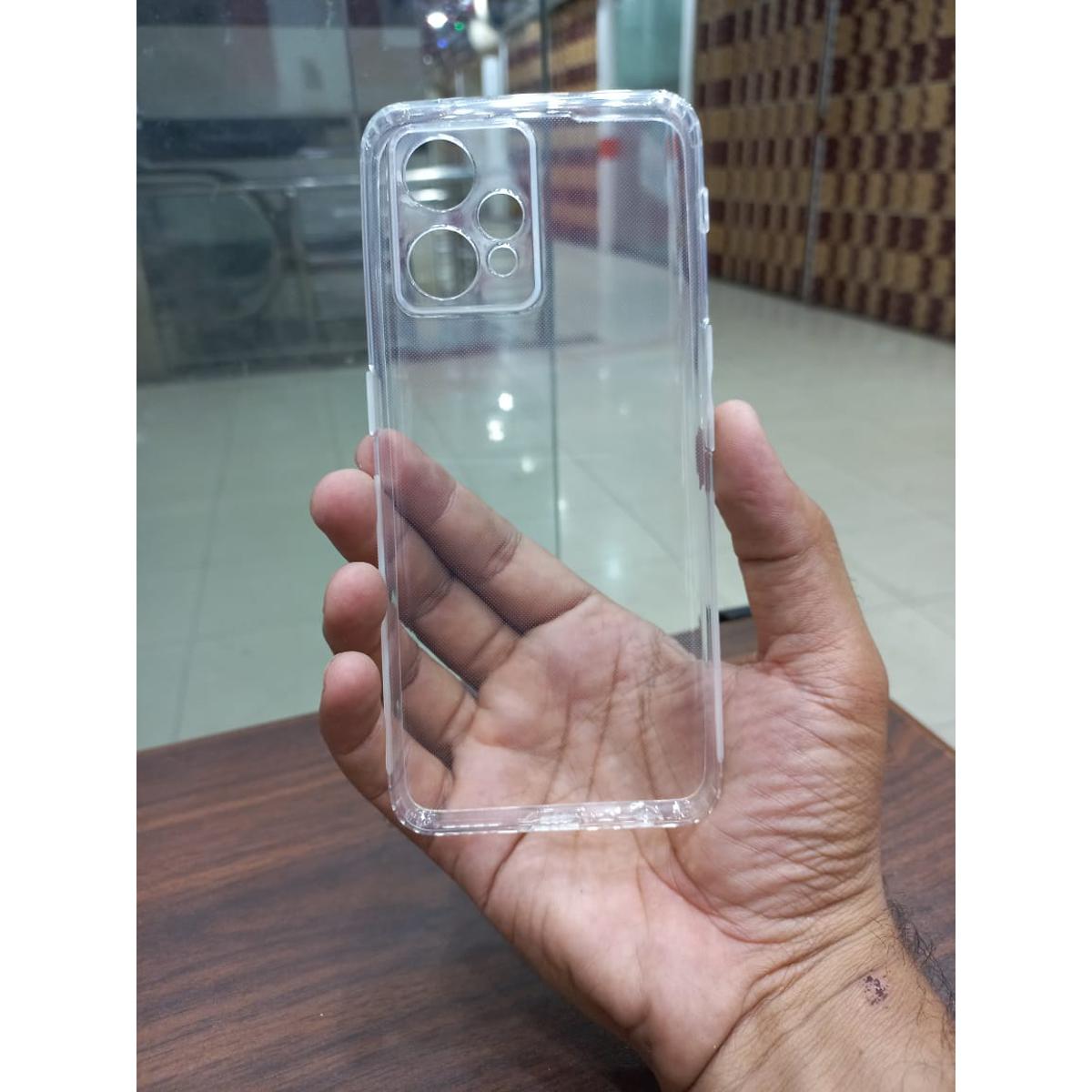 Soft Jelly cover Real me 9 Pro Plus 5G Transparent with Camera protection Dust Proof Cap