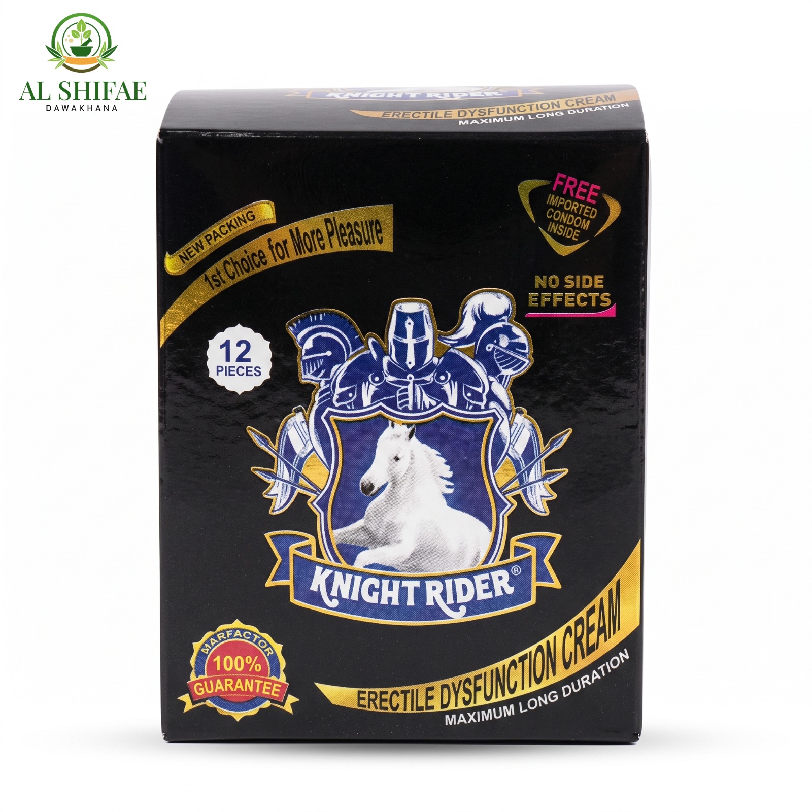 Knight Rider Men's Personal Care Cream | External Use Cream | Premium Quality |12 Pieces Pack