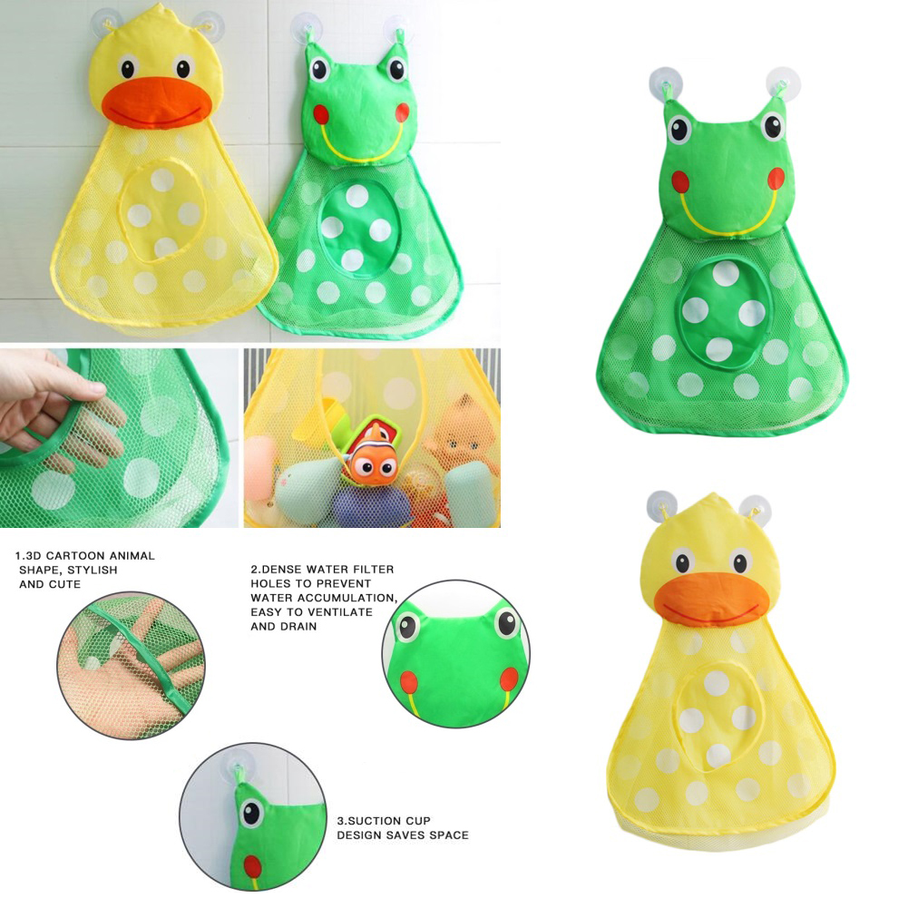 frog bath toy holder