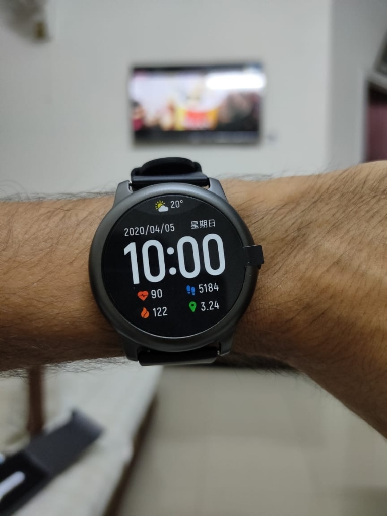 Haylou Solar Smart Watch LS05 Sport Watch Heart Rate Sleep Monitor IP68  Waterproof 1.28\