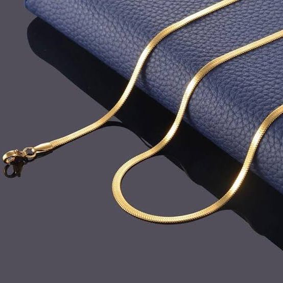 Silver Thin Snack Neck Chain for Men & Boys Chain Silver Necklace for Men