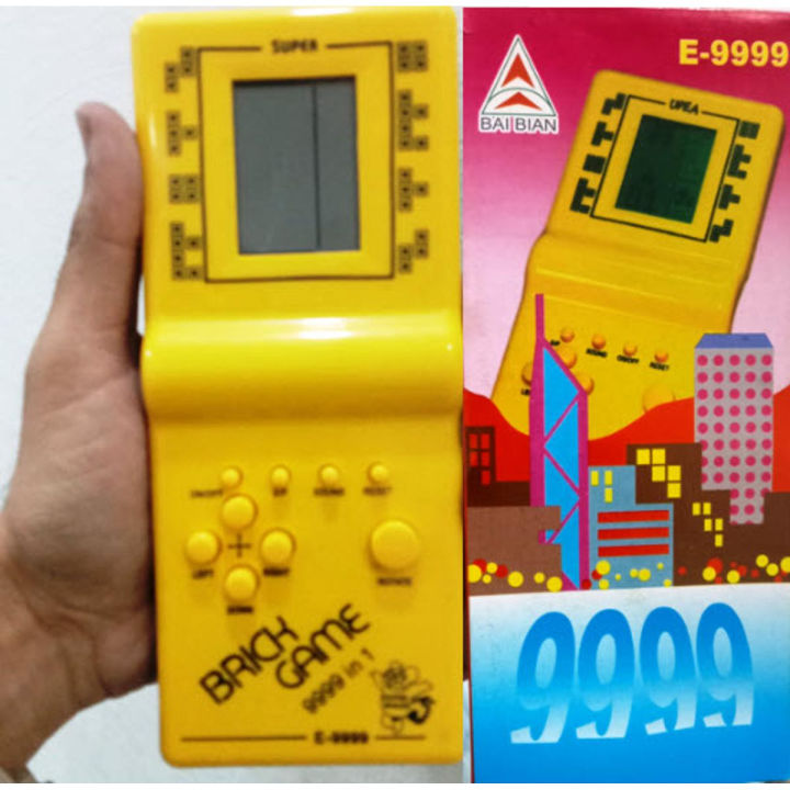 Wisdom Video Game for kids Gameboy Brick Game Classic Fun Tetris Hand Held LCD Retro Game Toys Brick Game Console for Kids – 9999-in-1  Classic Handheld