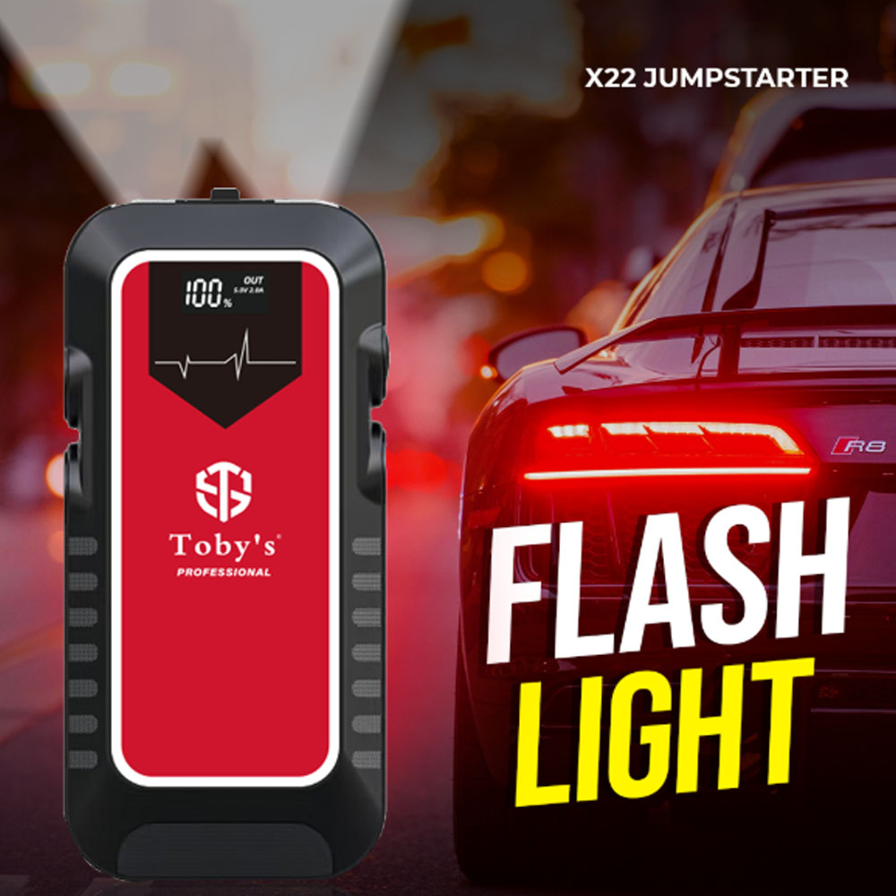 Toby's X22 Jump Starter 16,000mAh 59.2WH Power Bank For Diesel & Petrol