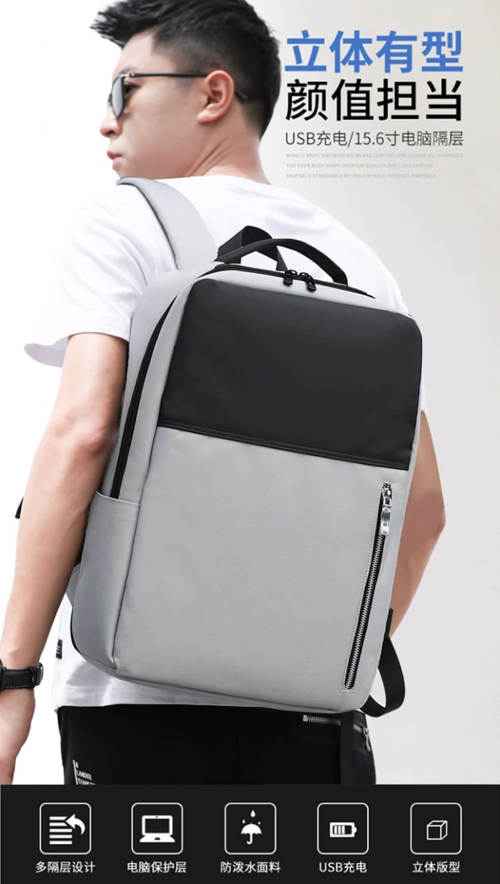 Business Backpack Men Luxury Waterproof School 15.6 Laptop Backpacks Man USB Travel Bag Big Multifunction Male Backpack Fashion