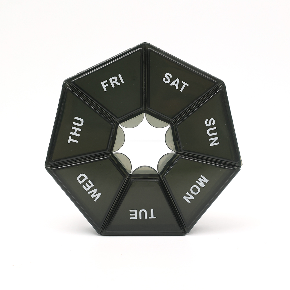 1PC 7 Grid Tablet Box 7 Days Weekly Pill Boxs Portable Jewelry Pill