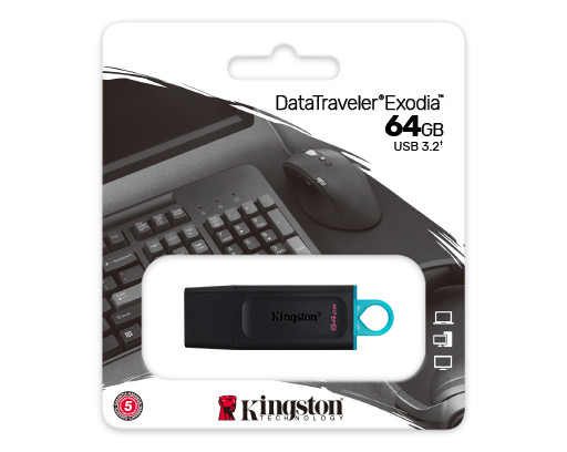 Kingston DTX 64GB USB 3.2 DataTraveler Exodia USB Flash Drive