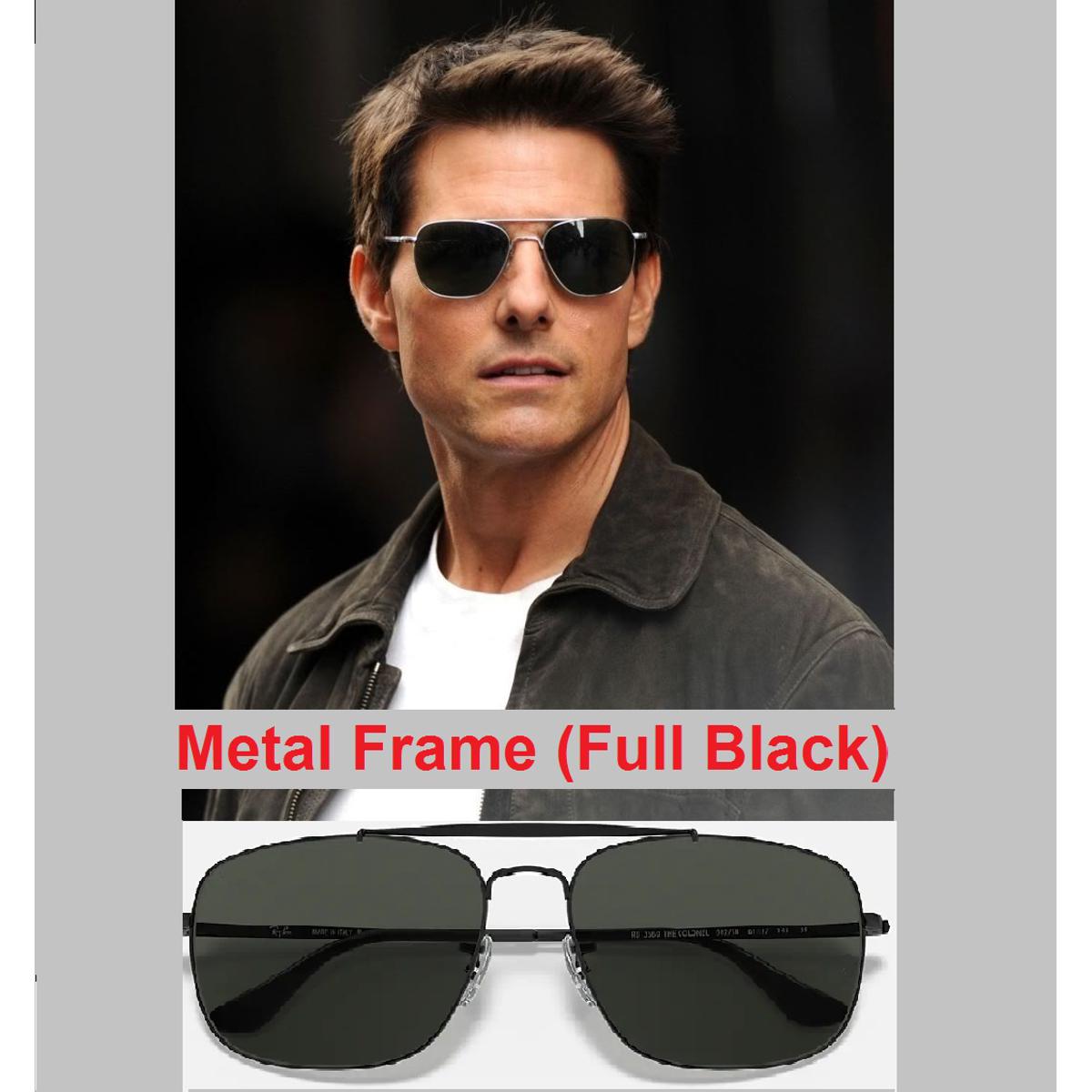 Black Square Sunglasses anti-ultraviolet polarized sunglasses men's riding sunglasses