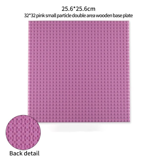 pink lego base plates