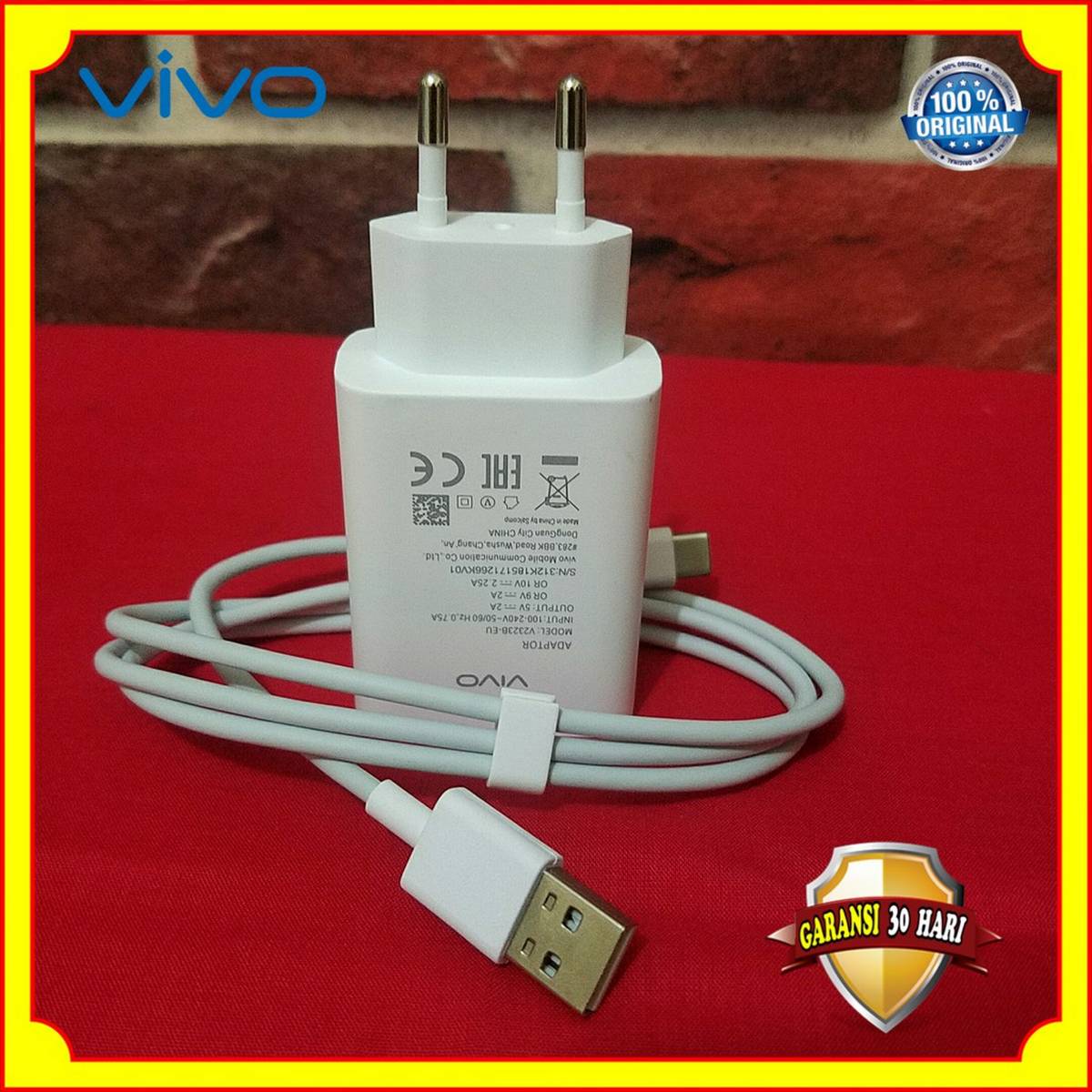 100% Original Vivo charger vivo 40 watt max fast charger with C type cable price in Pakistan