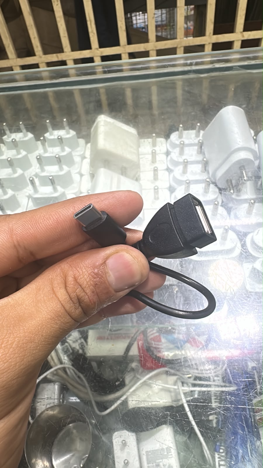 USB Type-C OTG Adapter Cable | USB-C Male to USB-A Female Converter | OTG Data Sync & USB Flash Drive Support | Keyboard, Mouse & USB Accessories Compatible | Black