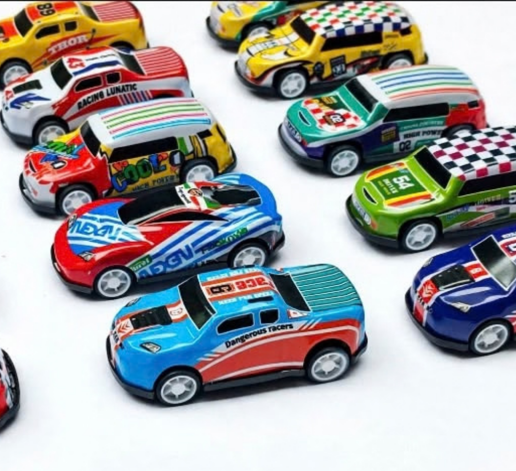 12 / 24 Alloy Car Model Diecasts Vehicle Toys For Kids Pull Back Metal Sheet Auto Racing Car Children Toy Gifts | Best Die Cast Cars | Best Gift For Children and Boys | Available in 12 Piece and 24 Piece Sets | Best Pull Back Metal Sheet Cars for Kids