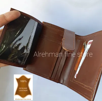 ULX Genuine Leather Card Holder - Brown