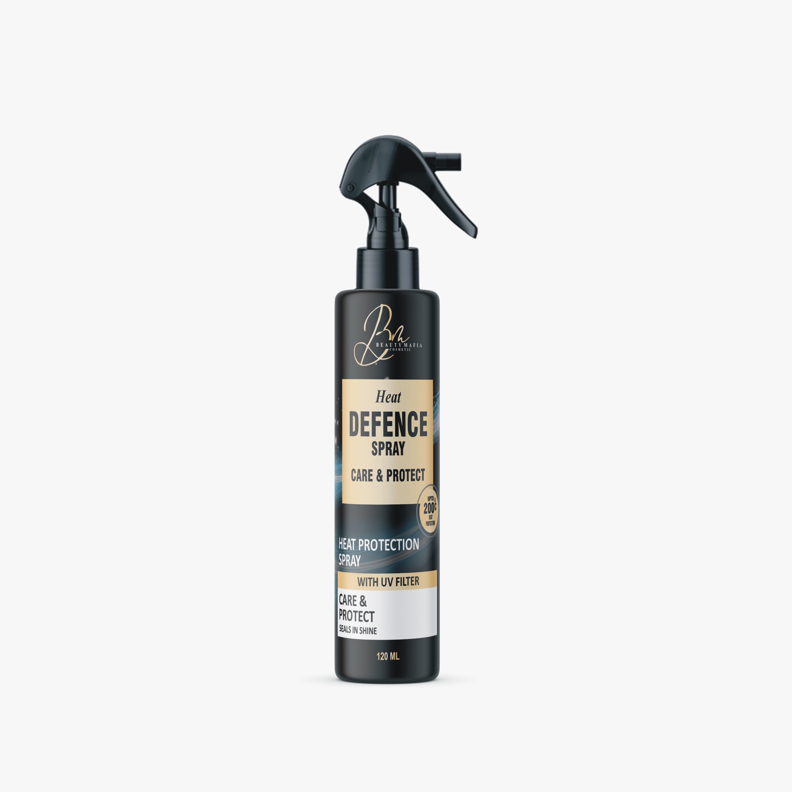 Beauty Mafia Heat Protection Spray | Heat Defence Spray Care & Protect With UV Filter 120ML