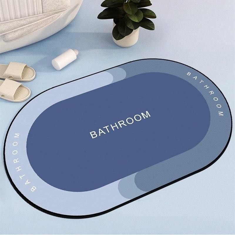 Modern Simple Shower Bathroom Bedroom Bathtub Side Anti-Slip Absorbent Carpet Rug Kitchen Entrance Soft Door Bath Mat Home Decor Oval,Rectangle,Foot Design Anti Slip