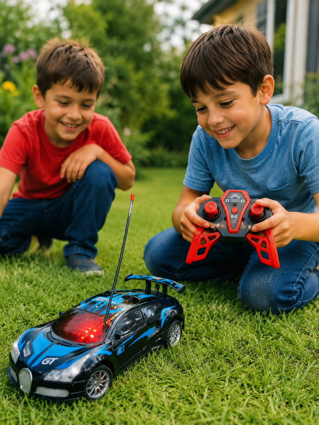 RC Car Remote Control Climber Car with LED Spray Off Road Monster Car, Rechargeable monster truck Car for kids, High Speed Monster Car, for Girls & Boys