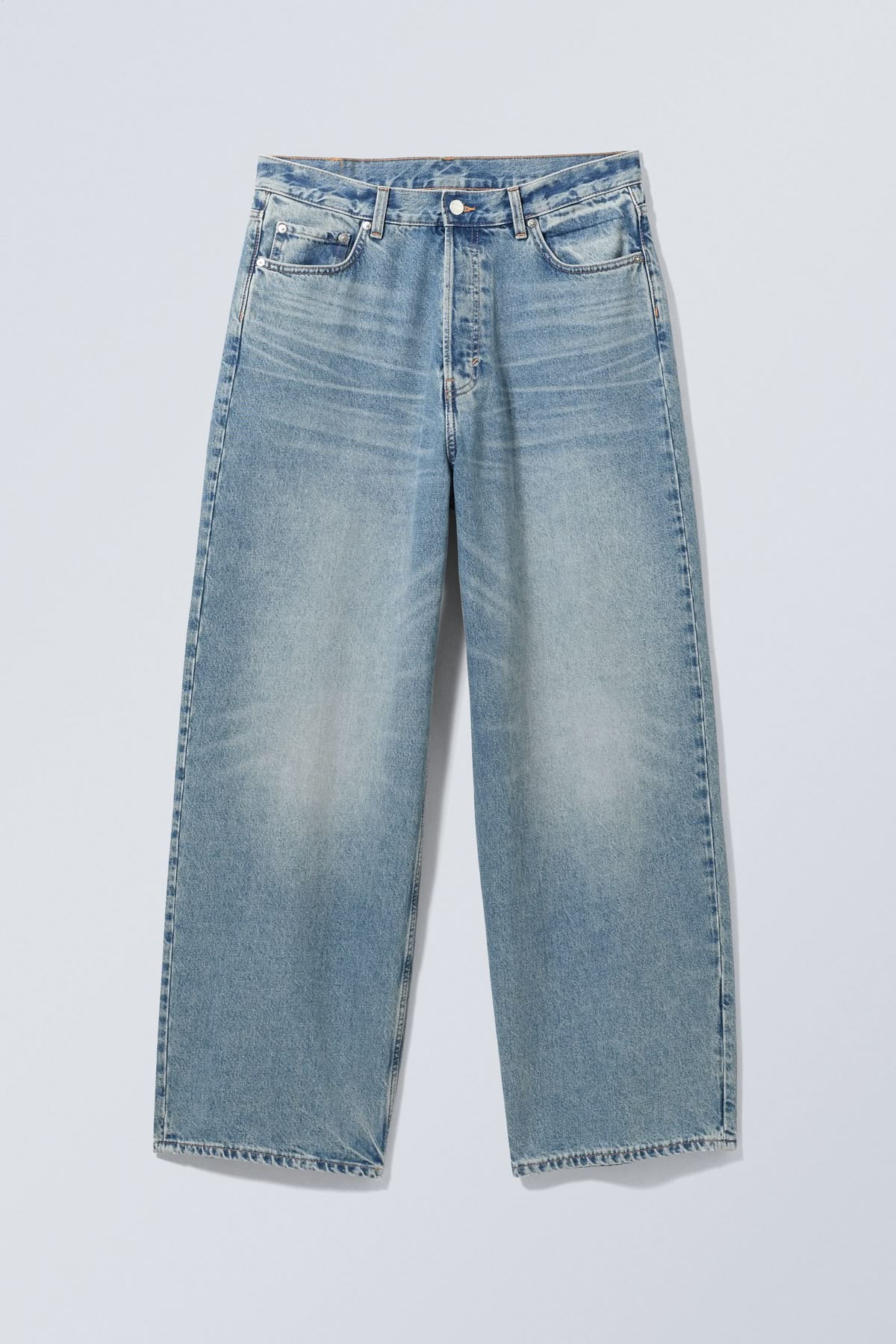 Loose Fit Baggy Denim Jeans – Stylish Men Casual Streetwear Pants