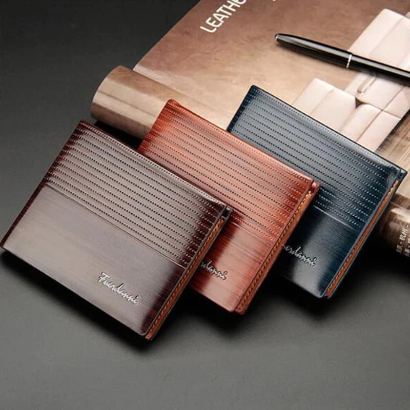 Men's Stylish Synthetic Leather Wallet | Slim & Small Purse | Best Leather Wallet for Men
