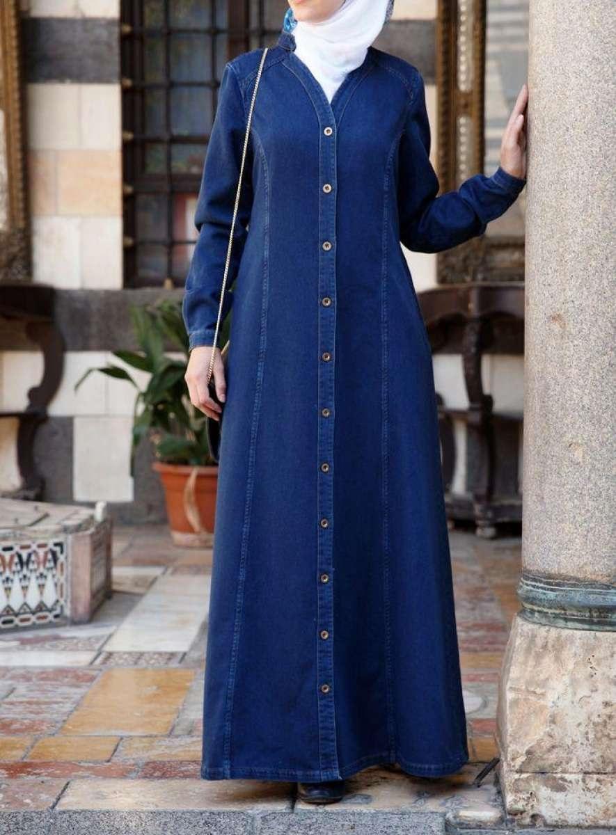 denim abaya daraz