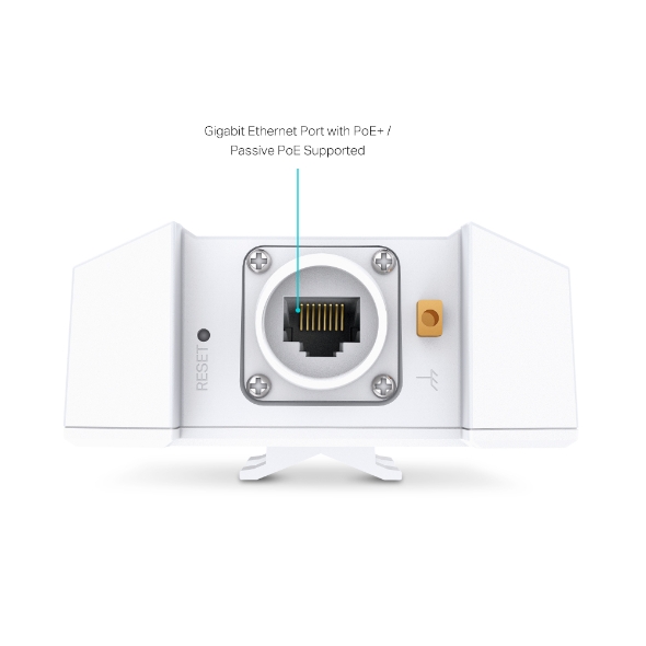 TP-Link Wi-Fi 6 Access Point EAP650-Outdoor AX3000 Indoor/Outdoor WiFi 6 Access Point - 18 Months Brand Warranty