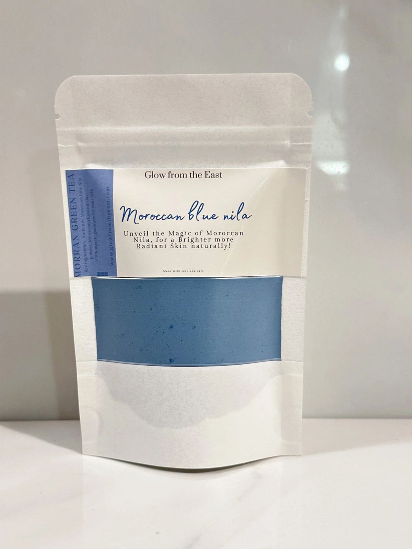 Moroccan Beauty Blue Nila Powder – Nila Powder - Face Glow - Moroccan Blue Nila Powder 50g