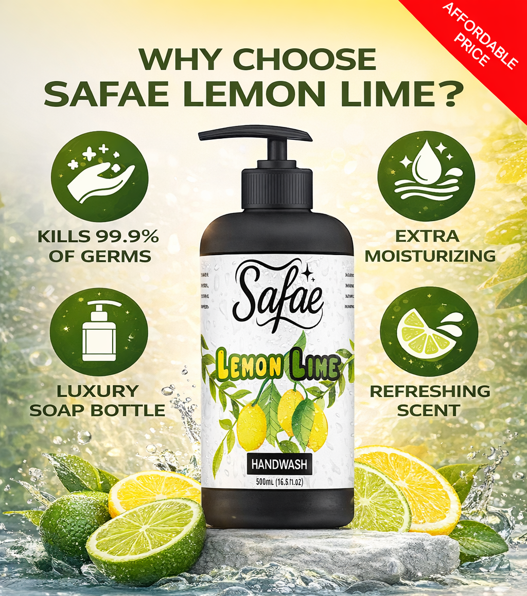 Safae Lemon Lime Handwash