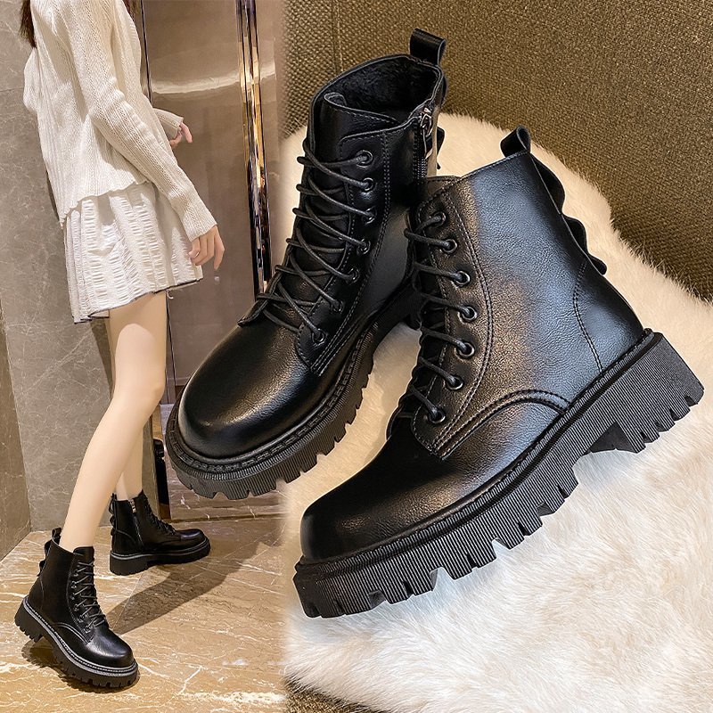 korean platform boots