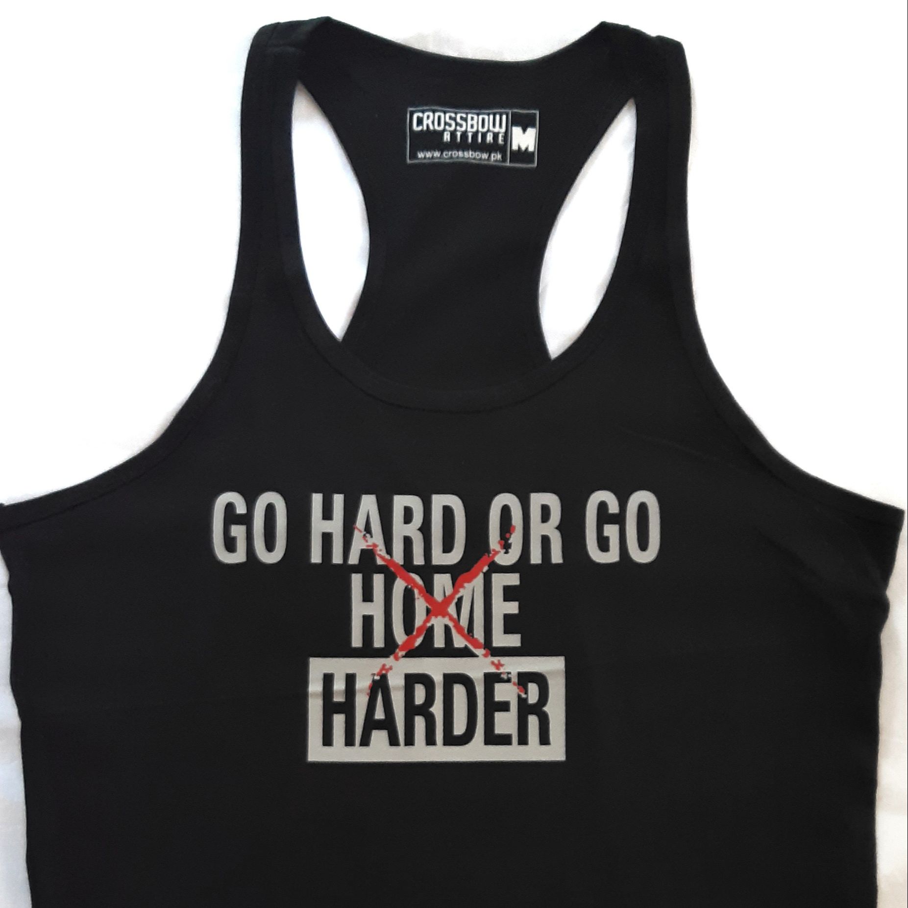 Crossbow Go Hard Summer Cotton Tanktop For Gym, Fitness And Training For Men