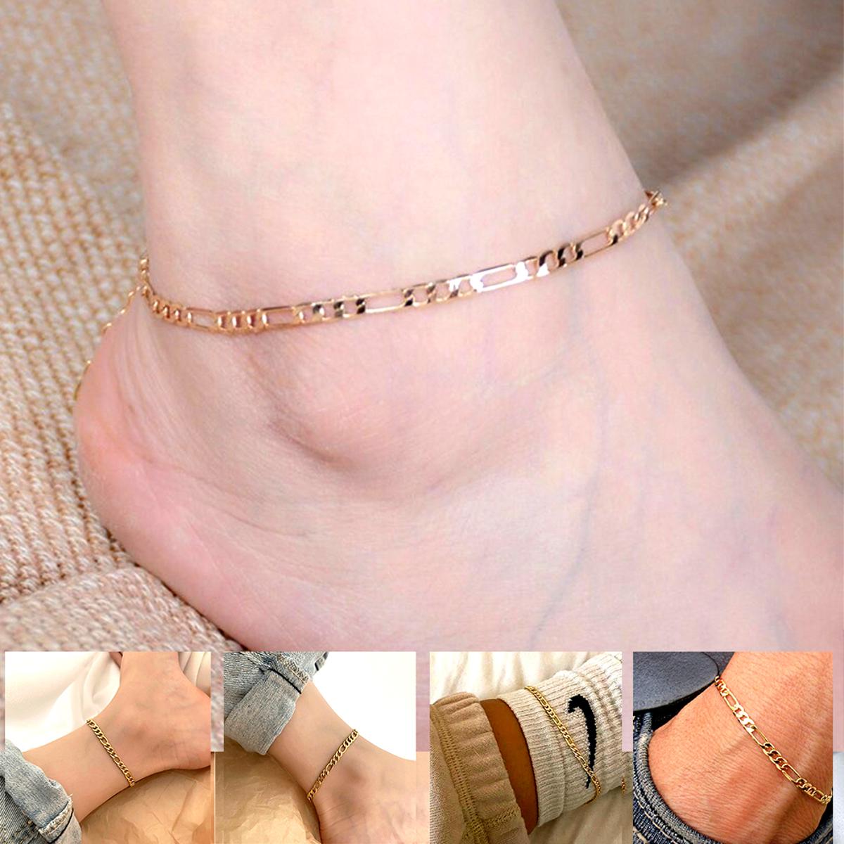 Fine Sexy Anklet Bracelet For Women Stainless Steel Cheville Bijoux Pulsera Tobillo Chain Jewelry On Foot Halhal