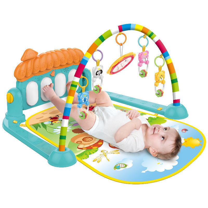 Imported Quality Baby Mat 3 in 1 Large Size  | Baby Gym Play Mat | Play Mat for Kids | Play Gym for Babies | Indoor Games for Kids | Baby Play Mat with Hanging Toys | Piano Fitness Rack | Baby Gym | Play Mat | Play Mat for Baby**
