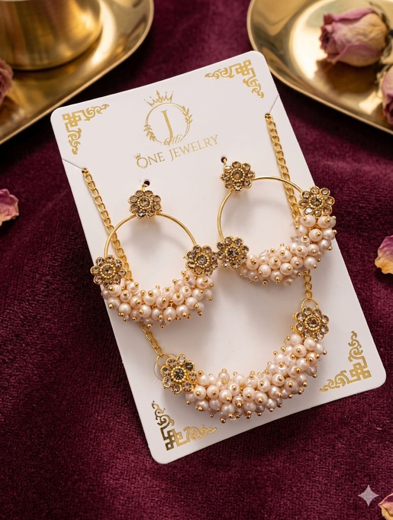 Crystal Gajra  Set  New stylish Long lasting polish