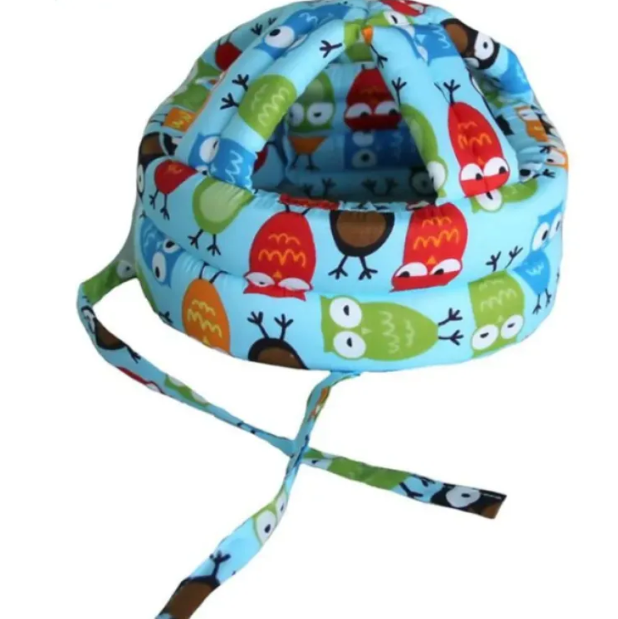 Baby Head Protector Hats Toddler Crash Helmet Cotton Breathable Adjustable Kids Safety Caps Walking Helmet