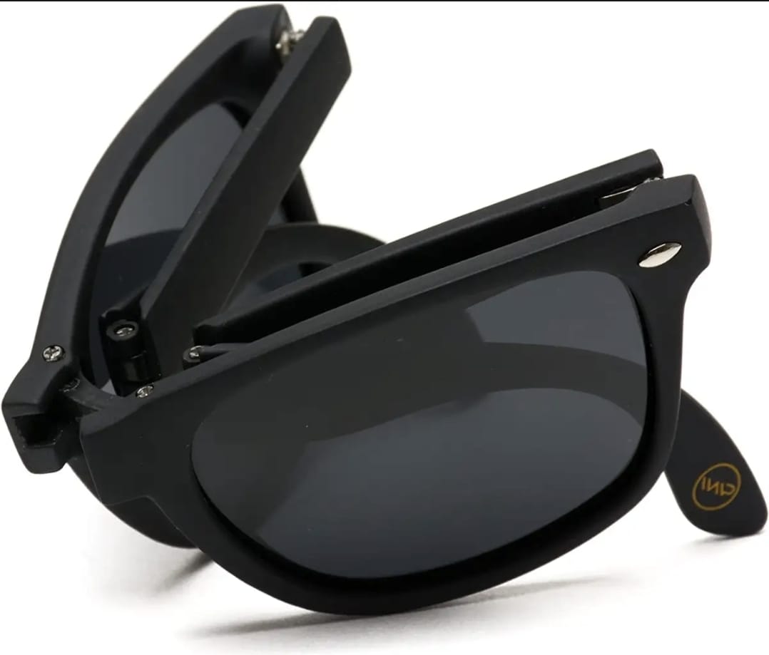 Folding Sunglasses - Retro Driving Sun Glasses For Girls Square Frame - Travel Fishing Hiking Eyewear UV400 Glasses For Boys Eyeglasses For Men/Women