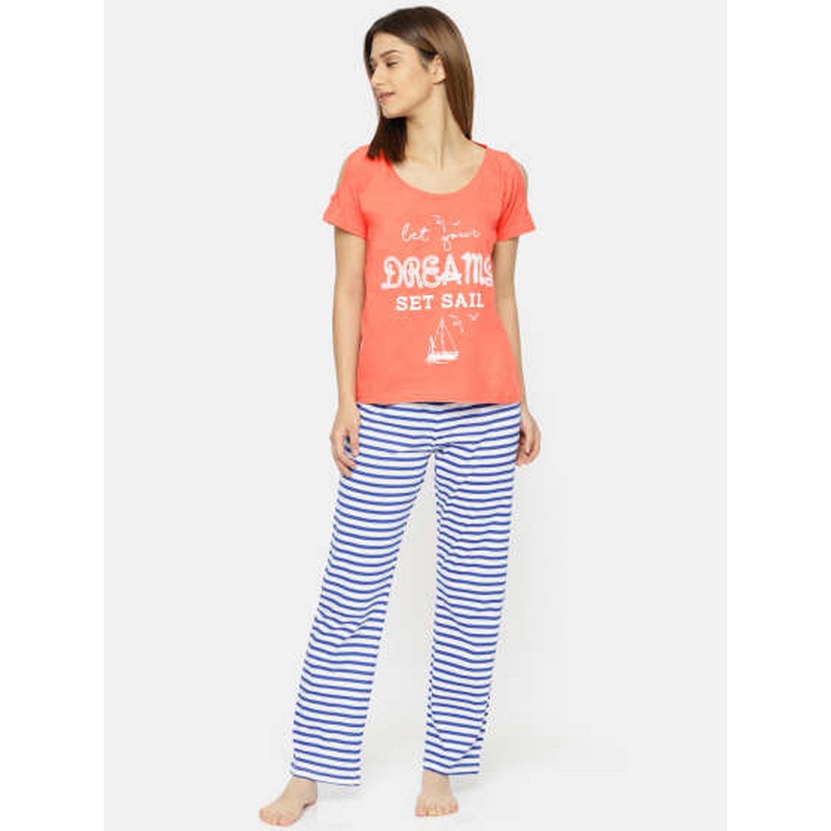 Ladies Trouser Shirt Stylish Night 