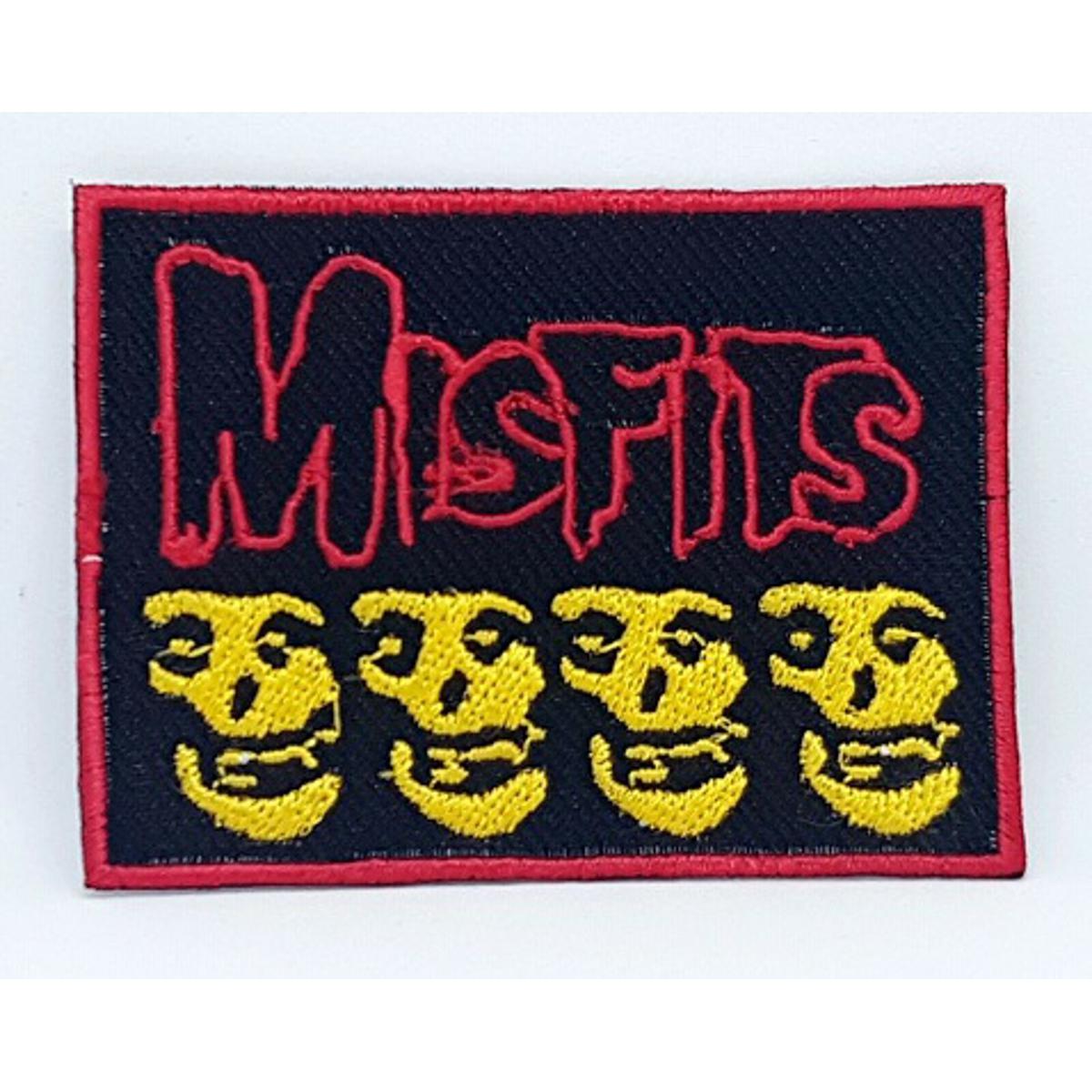 Embroidered MISFITS Heavy Rock Band music pop kids clothing dress shirt cap bag jacket craft logo  shoes Sew Iron On Patch#999