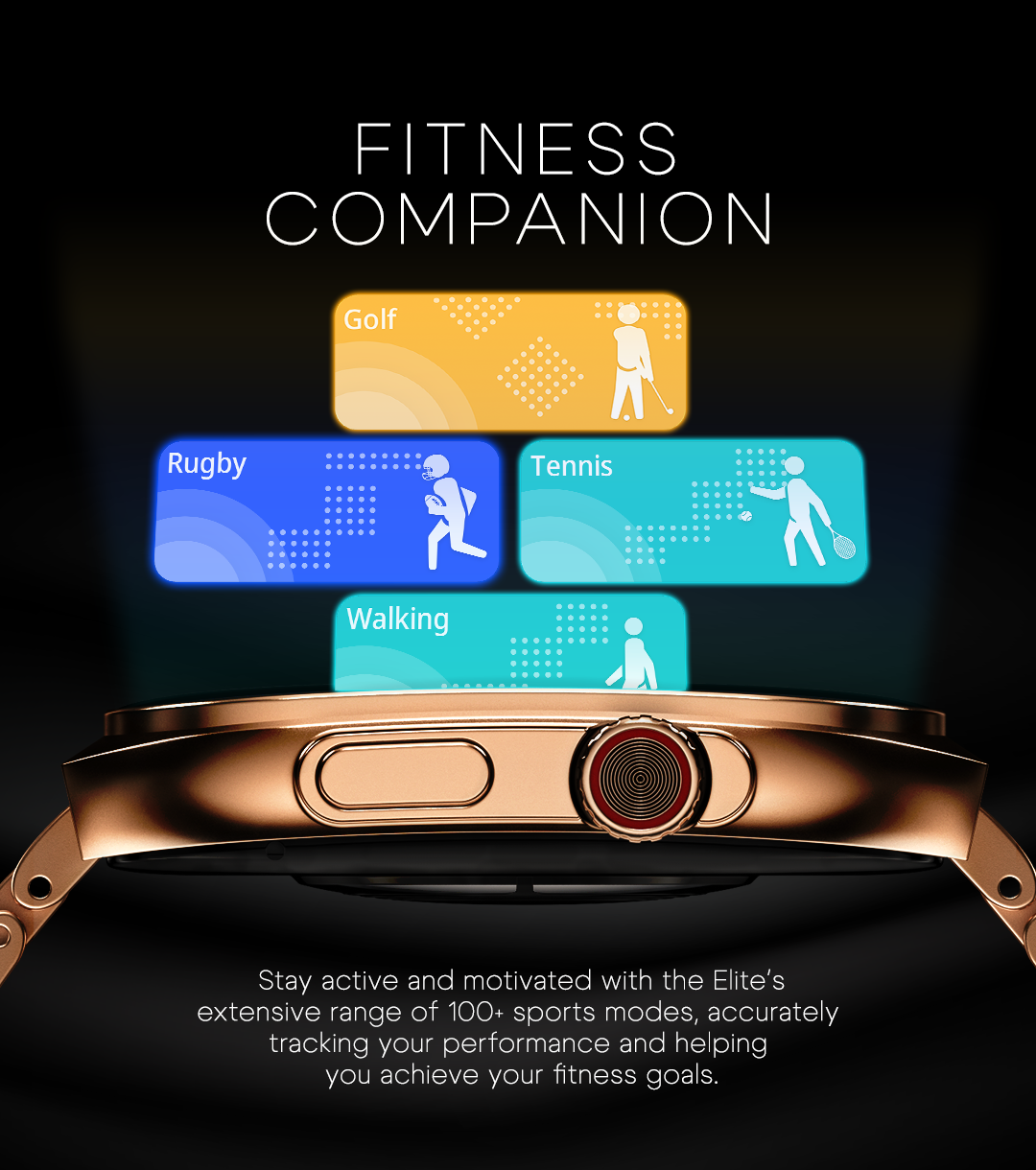 Zero® Elite Smart Watch | 2.04" AMOLED Display, Bluetooth 5.3, Health Monitoring, IP67 Waterproof | All-in-One Fitness and Lifestyle Smartwatch