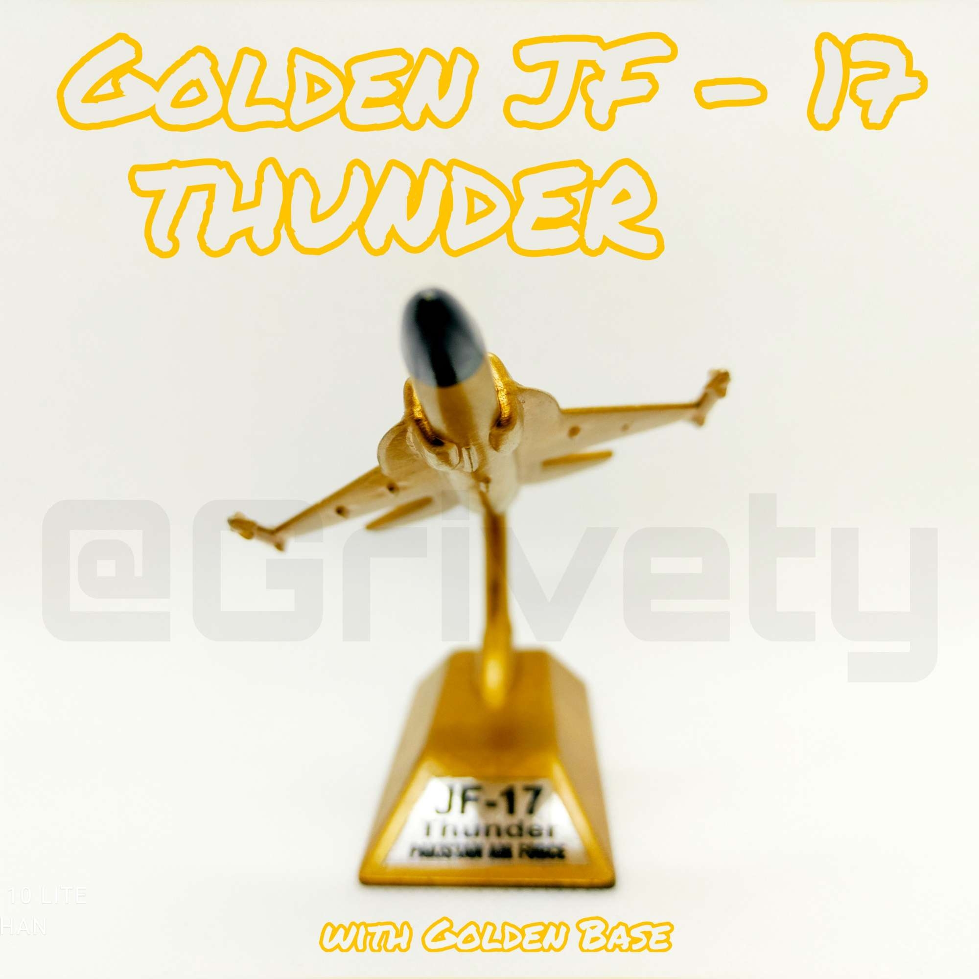 JF-17 Thunder Diecast plastic Model, Limited Edition  Miniature for Home and Office