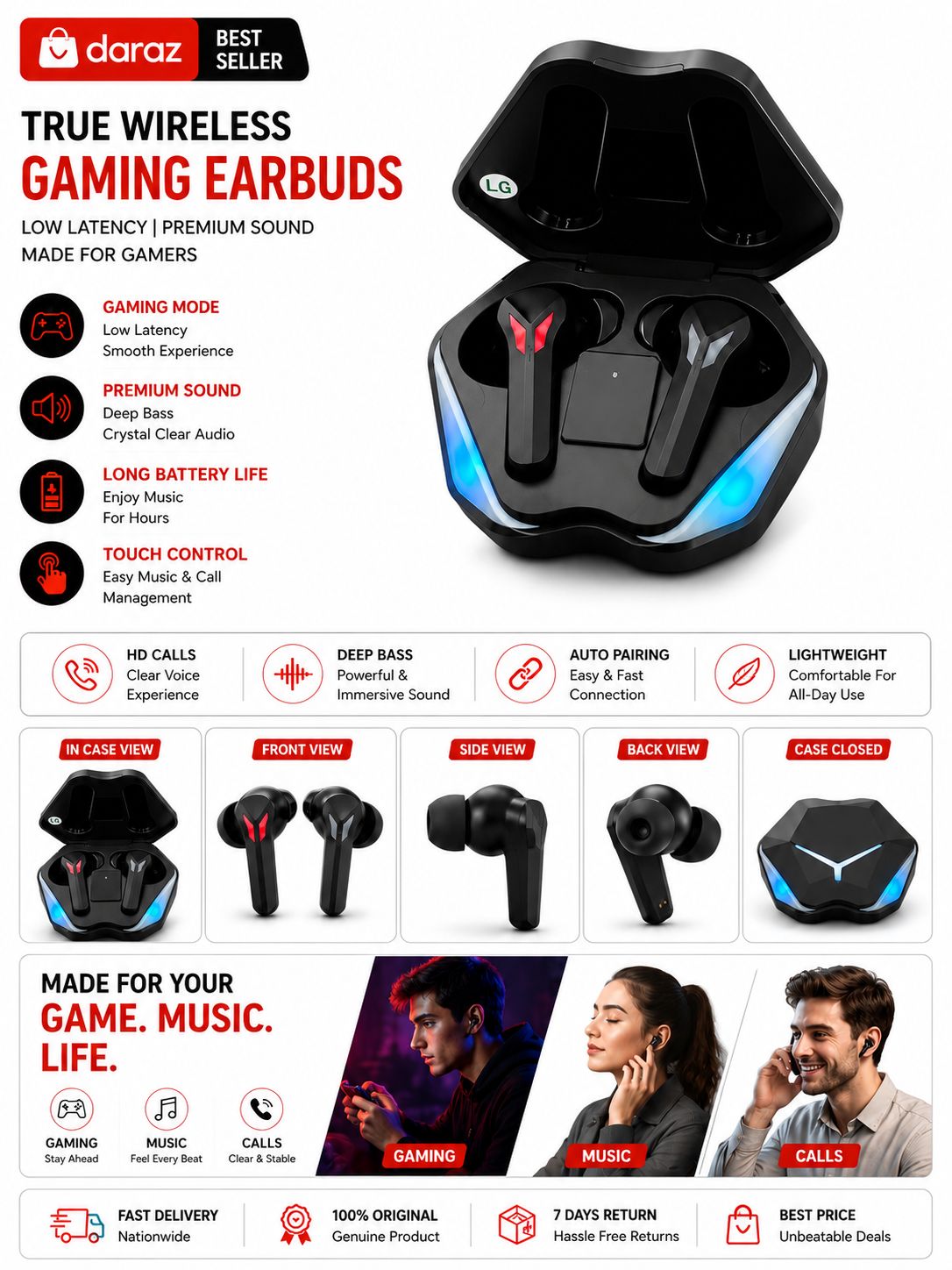 M10 &stearo TWS i12 Double Wireless tws i7sBluetooth Hand Free with Power Bank Stereo Earphones White bluetooth ear phone for all cell phones use