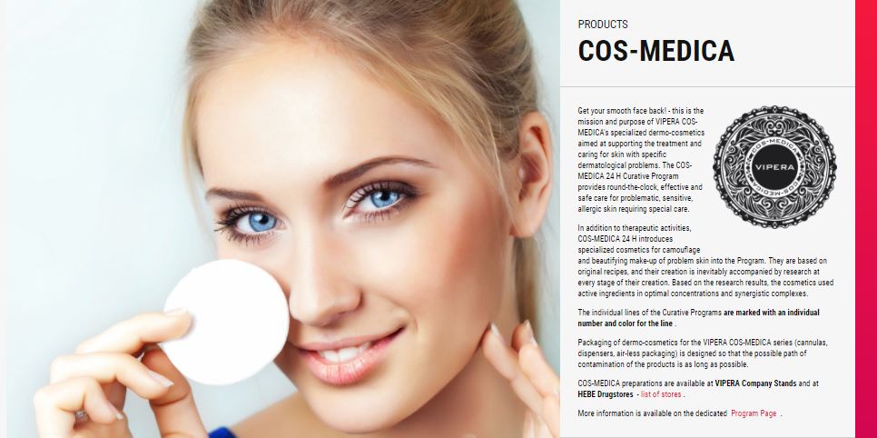 acne prone skin vipera