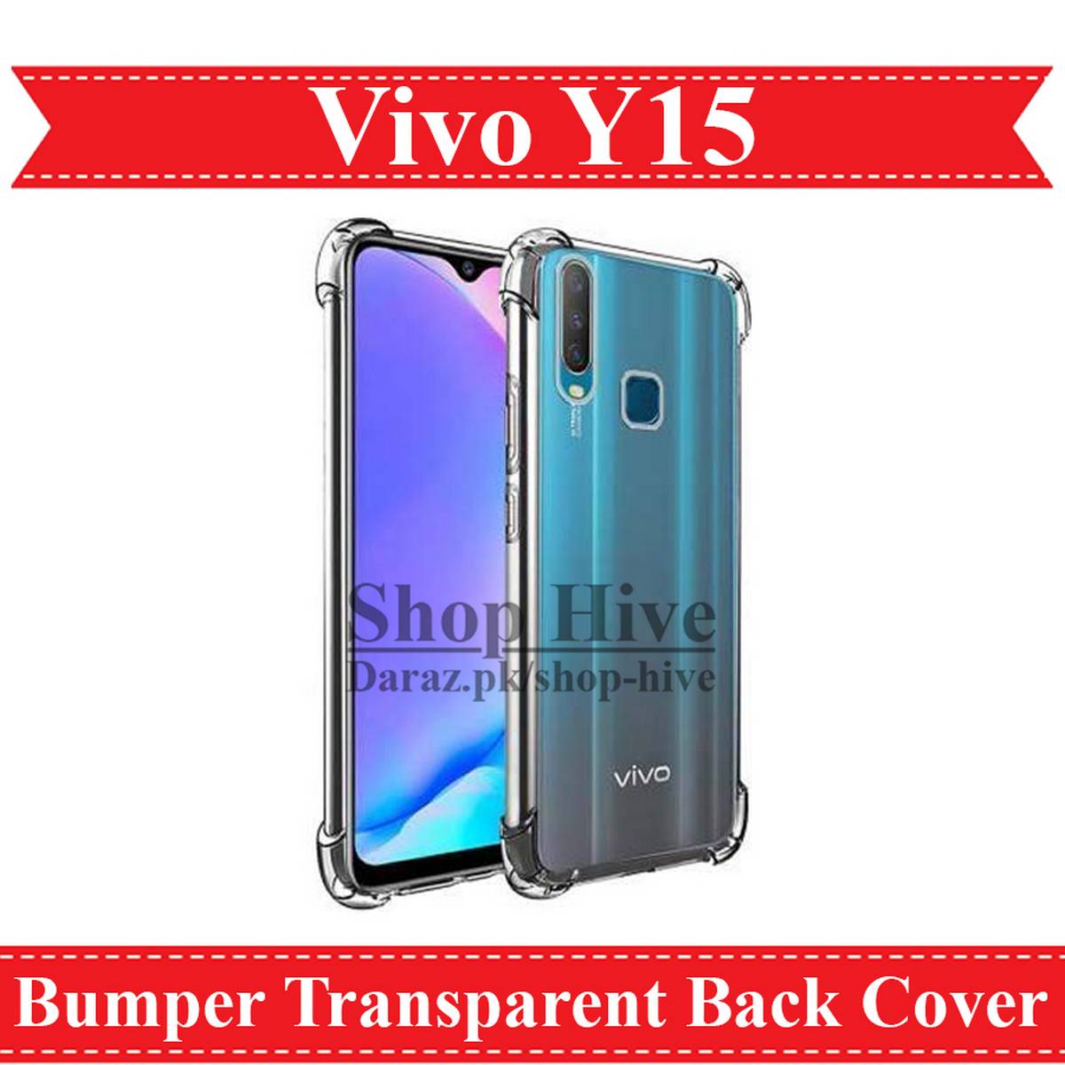 vivo y15s back panel cover