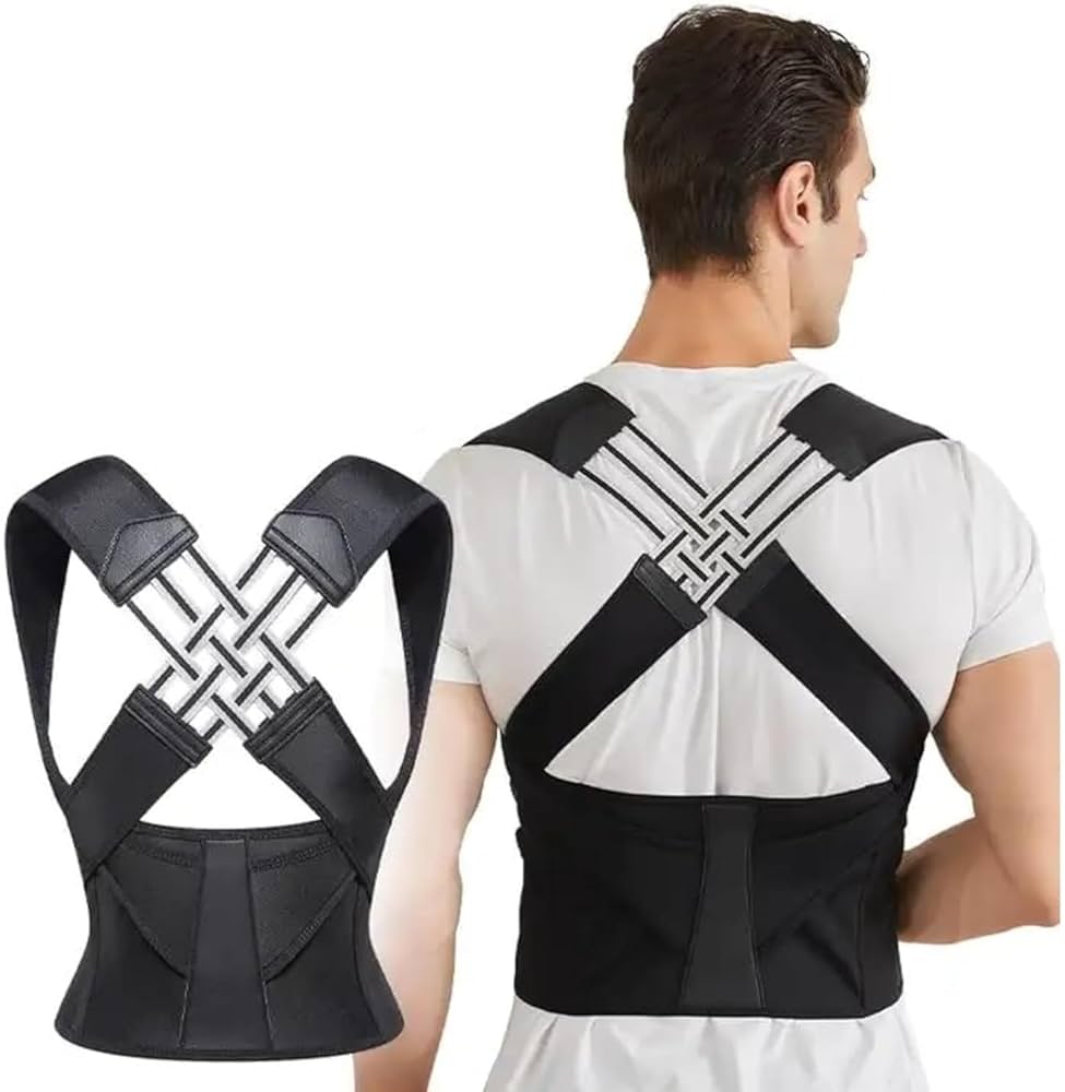 Posture corrector Belt, Back support belt, FlexFit belt, Posture brace Lumbar support Back brace, Spine alignment Lower back support belt, Back pain relief belt for both men and women