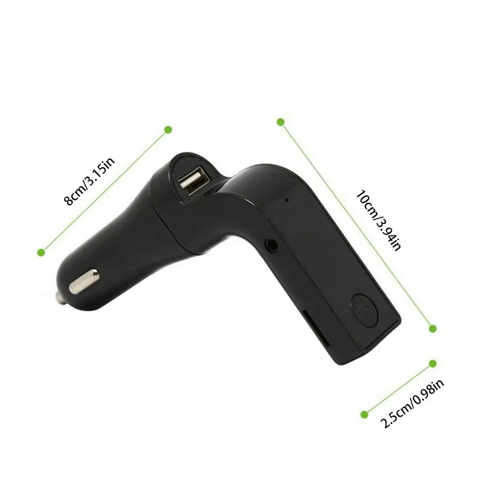 G7 Bluetooth Handsfree LED Display Car Kit FM Transmitter Cigarette Lighter Type Radio MP3 Player, USB Car Accessories
